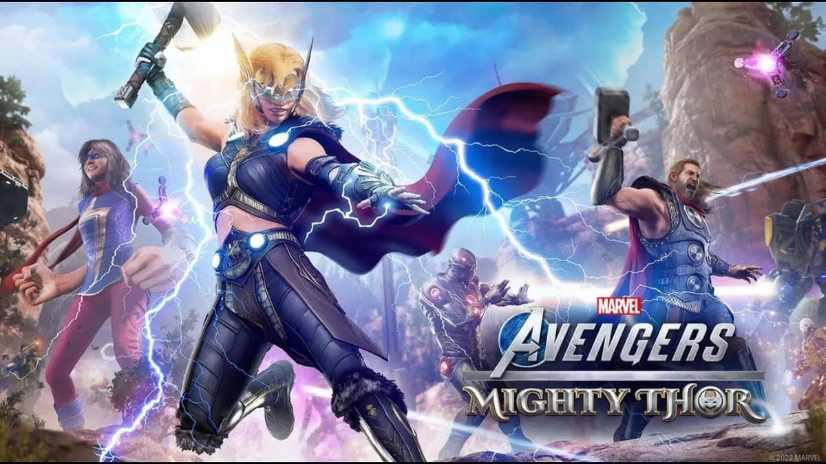 'Video thumbnail for Gameplay  de Marvel's Avengers com a "Poderosa Thor" Jane Foster'
