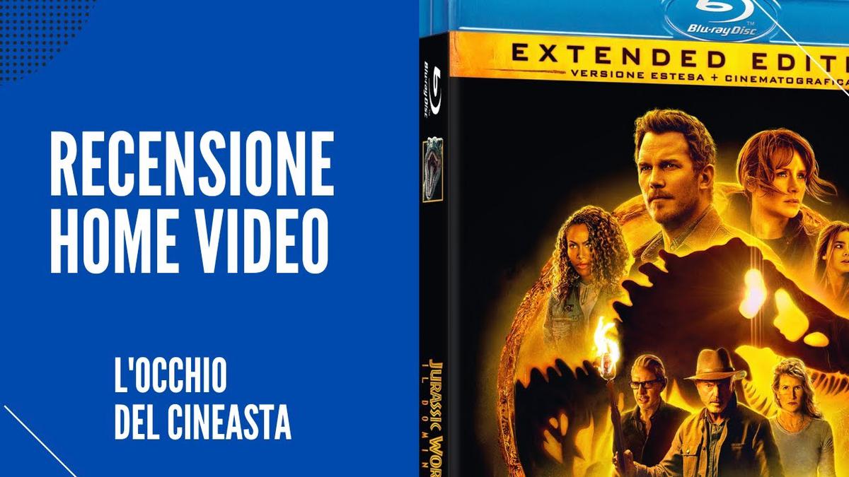 'Video thumbnail for Unboxing/recensione del Blu-ray di Jurassic World - Il Dominio (2022) - Edizione Agosto 2022'