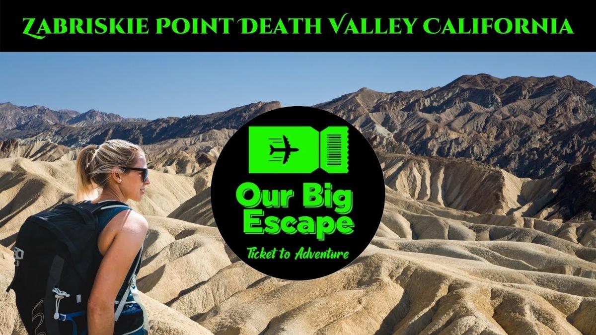 'Video thumbnail for Zabriskie Point Death Valley California'
