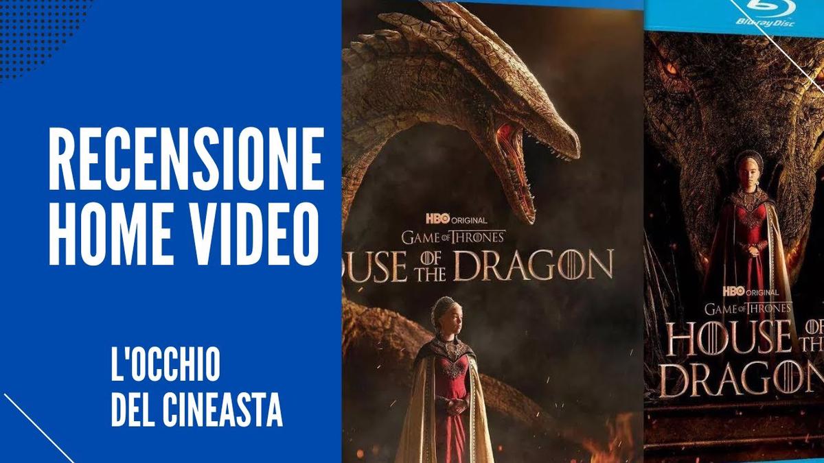 'Video thumbnail for Unboxing/recensione del Blu-ray di House Of The Dragon: la prima stagione - Edizione Febbraio 2023'