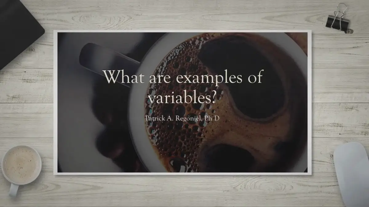 'Video thumbnail for What are Examples of Variables in Research?'