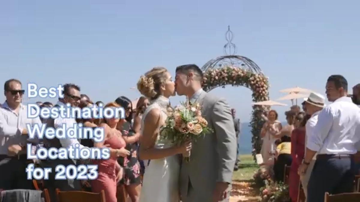 'Video thumbnail for Best destination wedding locations for 2023'