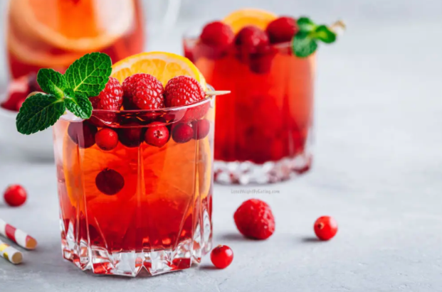 “flat Belly Water” Cranberry Juice Detox Drink