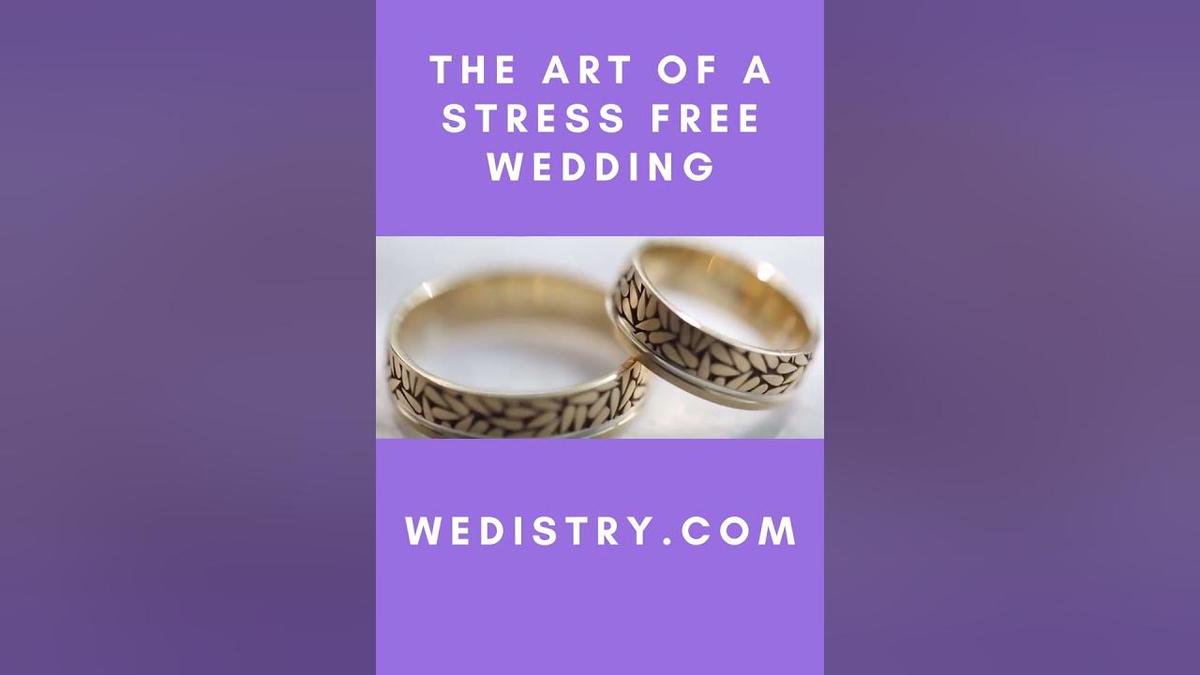 'Video thumbnail for the art of a stress free wedding'
