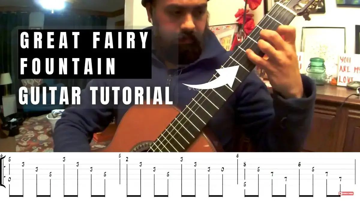 Tutorial: Zelda's Lullaby - The Legend of Zelda: Ocarina of Time on Guitar  