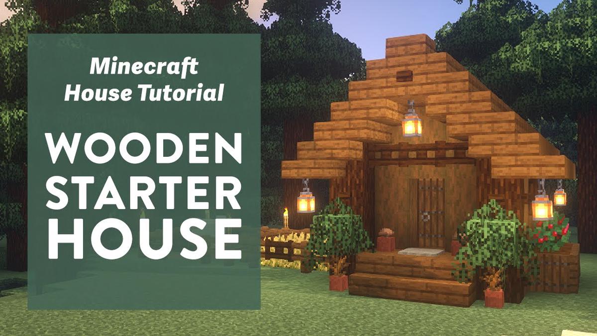 Minecraft: How to build a Simple Taiga Starter House