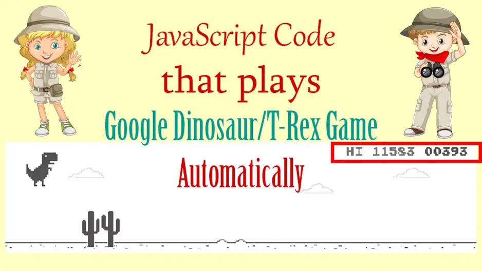 GitHub - bryanseah234/chrome-dino-code: code to auto run chrome dinosaur  game. Give me 1 ⭐ if it's cool.