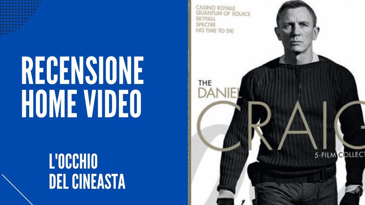 'Video thumbnail for Unboxing/recensione del DVD 007 James Bond Daniel Craig 5 Film Collection - Edizione Giugno 2022'