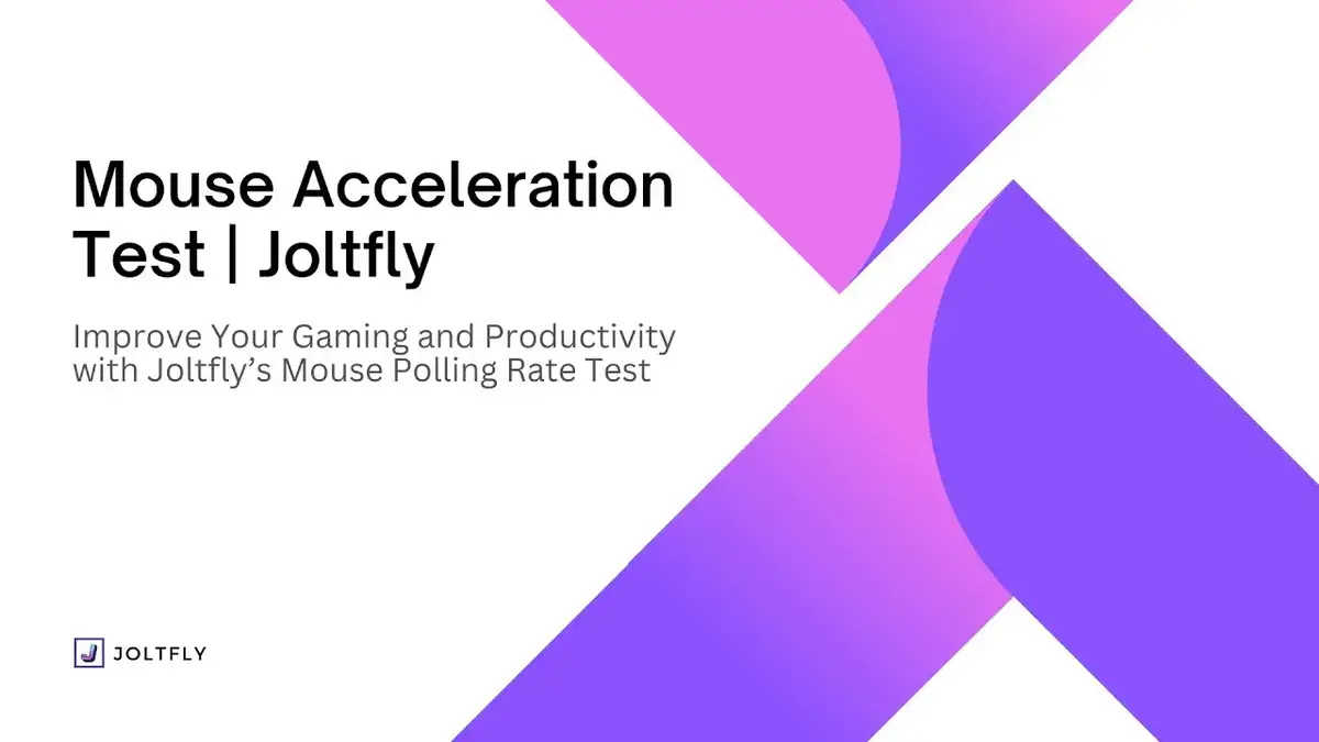 Mouse Acceleration Test - Joltfly