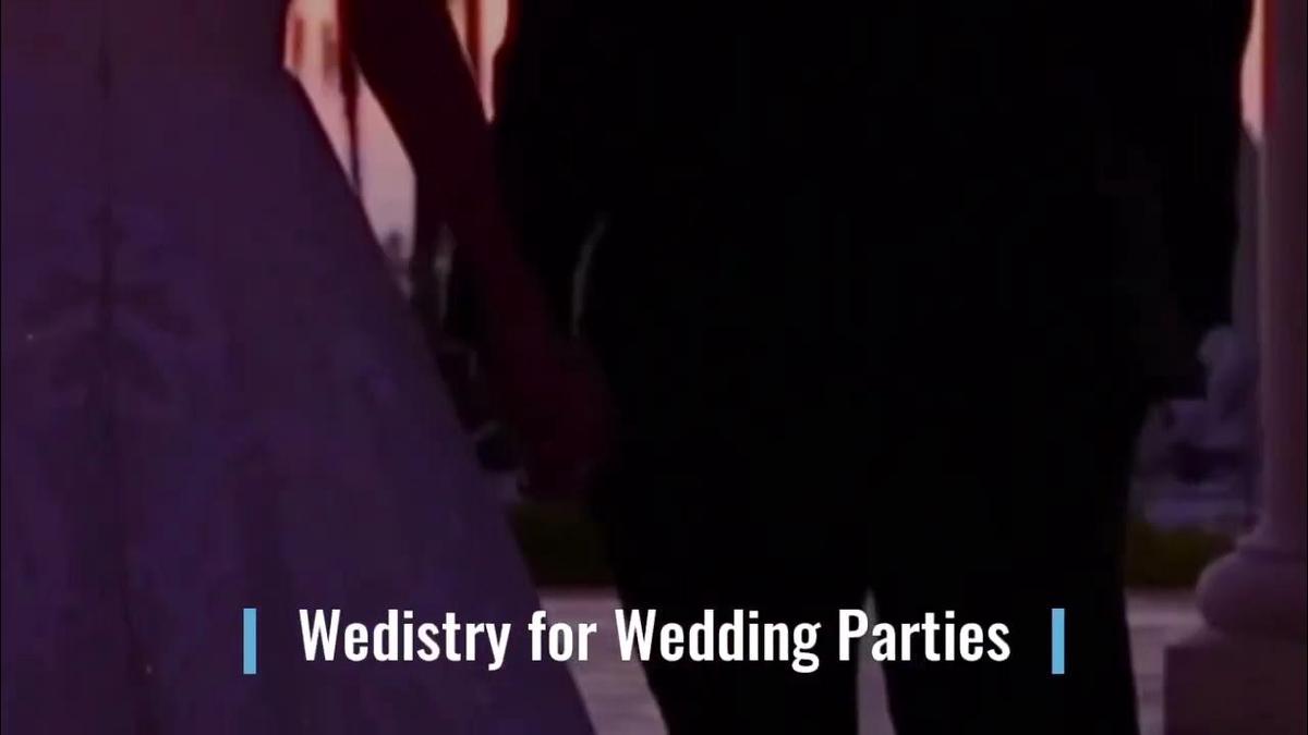 'Video thumbnail for Wedistry for Wedding Parties'