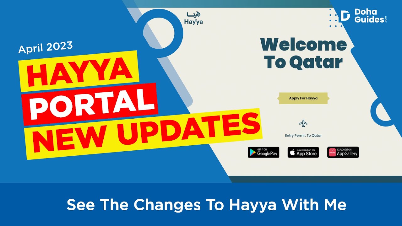 Qatar Visa For GCC Residents: How To Apply Through Hayya Portal (2023 ...