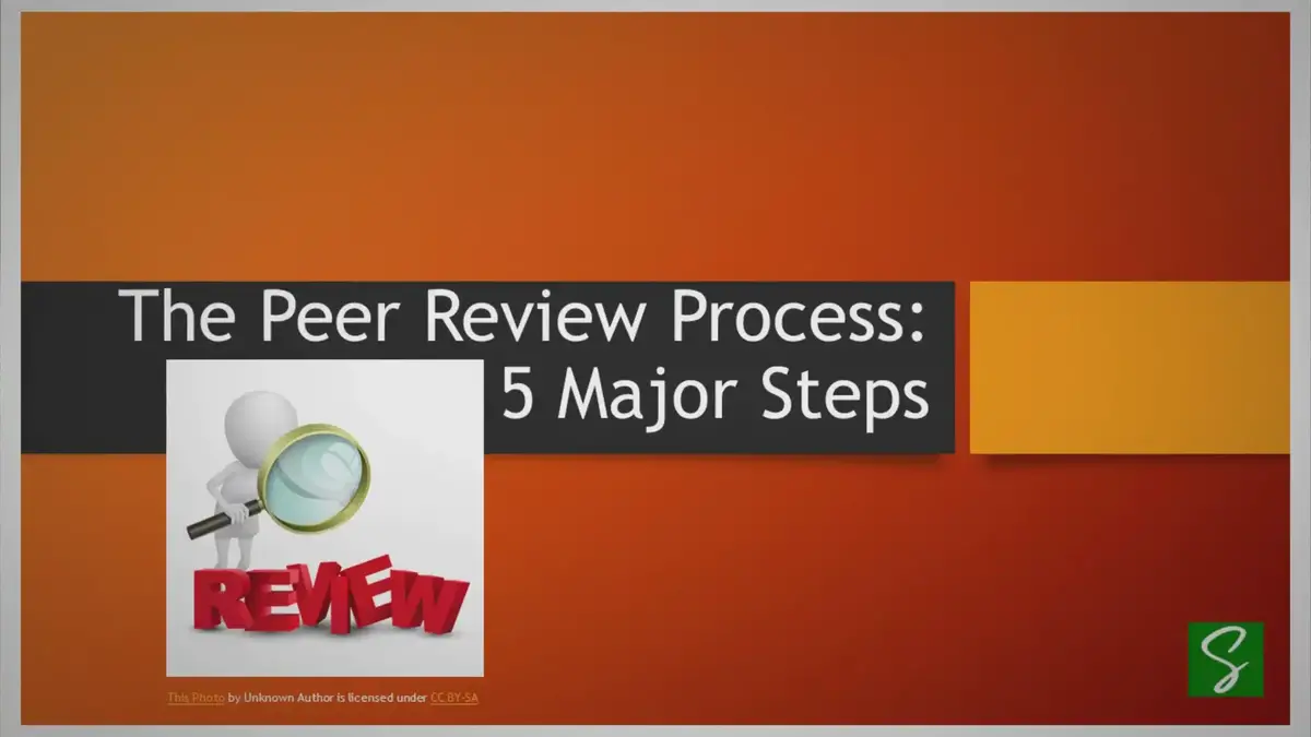 'Video thumbnail for From Submission to Publication: A Comprehensive Guide to the Steps in the Peer Review Process'