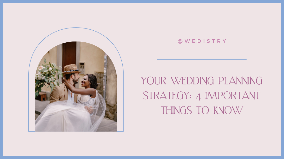 'Video thumbnail for Your Wedding Planning Strategy: 4 Important Things To Know'