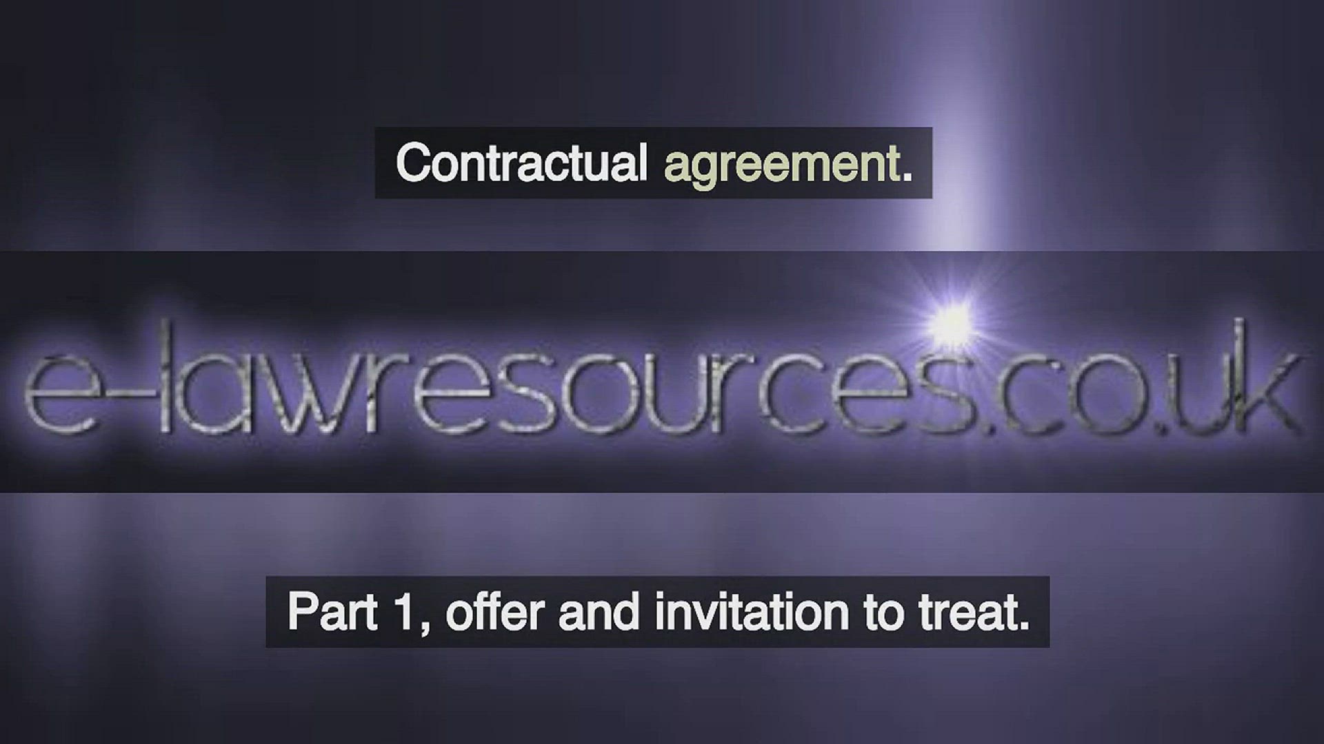 Contractual Agreement - Offer And Invitation To Treat Www.e ...