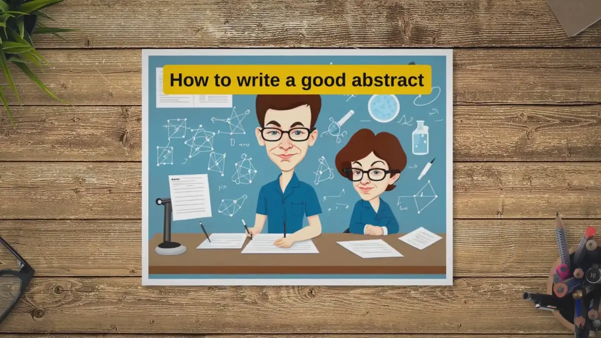 'Video thumbnail for How to Write a Good Abstract: Four Essential Elements with Example'