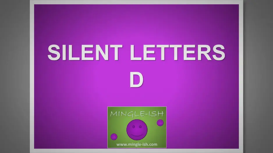 'Video thumbnail for Silent letters - D'