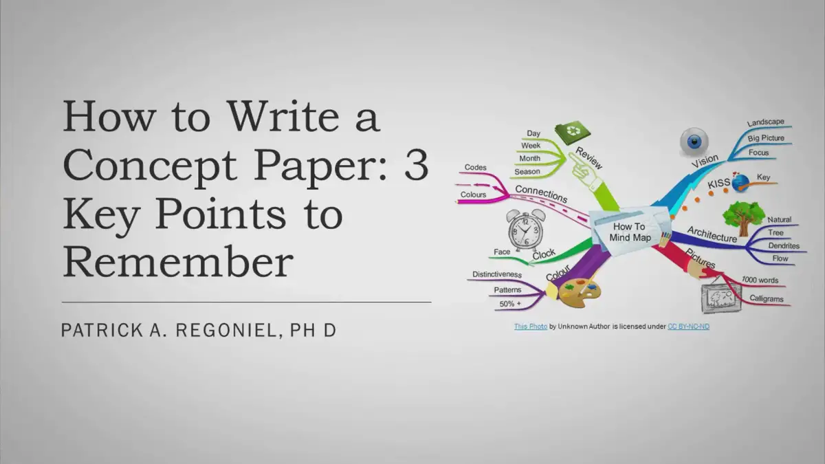 'Video thumbnail for How to Write a Concept Paper: 3 Key Points to Include'