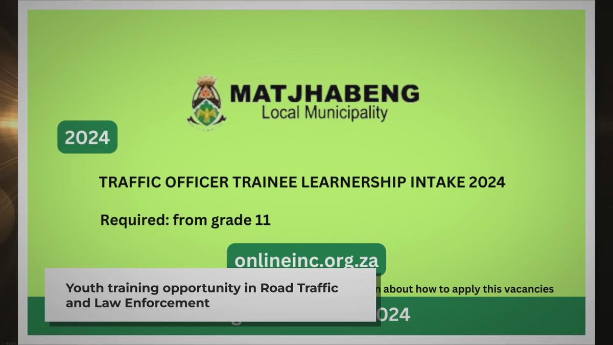 TRAFFIC OFFICER TRAINEE LEARNERSHIP INTAKE 2024 | Humix Video