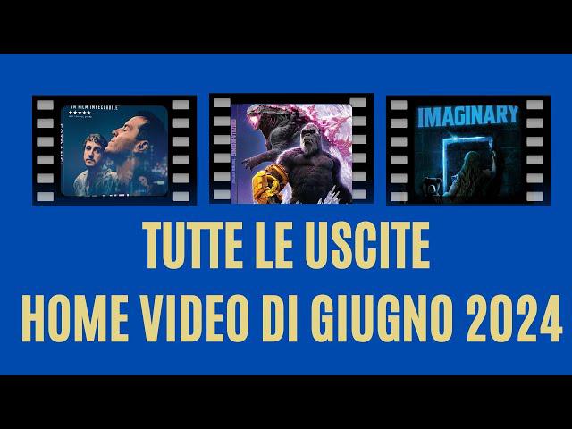 'Video thumbnail for Tutte le uscite Home Video di Giugno 2024 - Eagle, Plaion Pictures, CG Entertainment e Warner Bros'