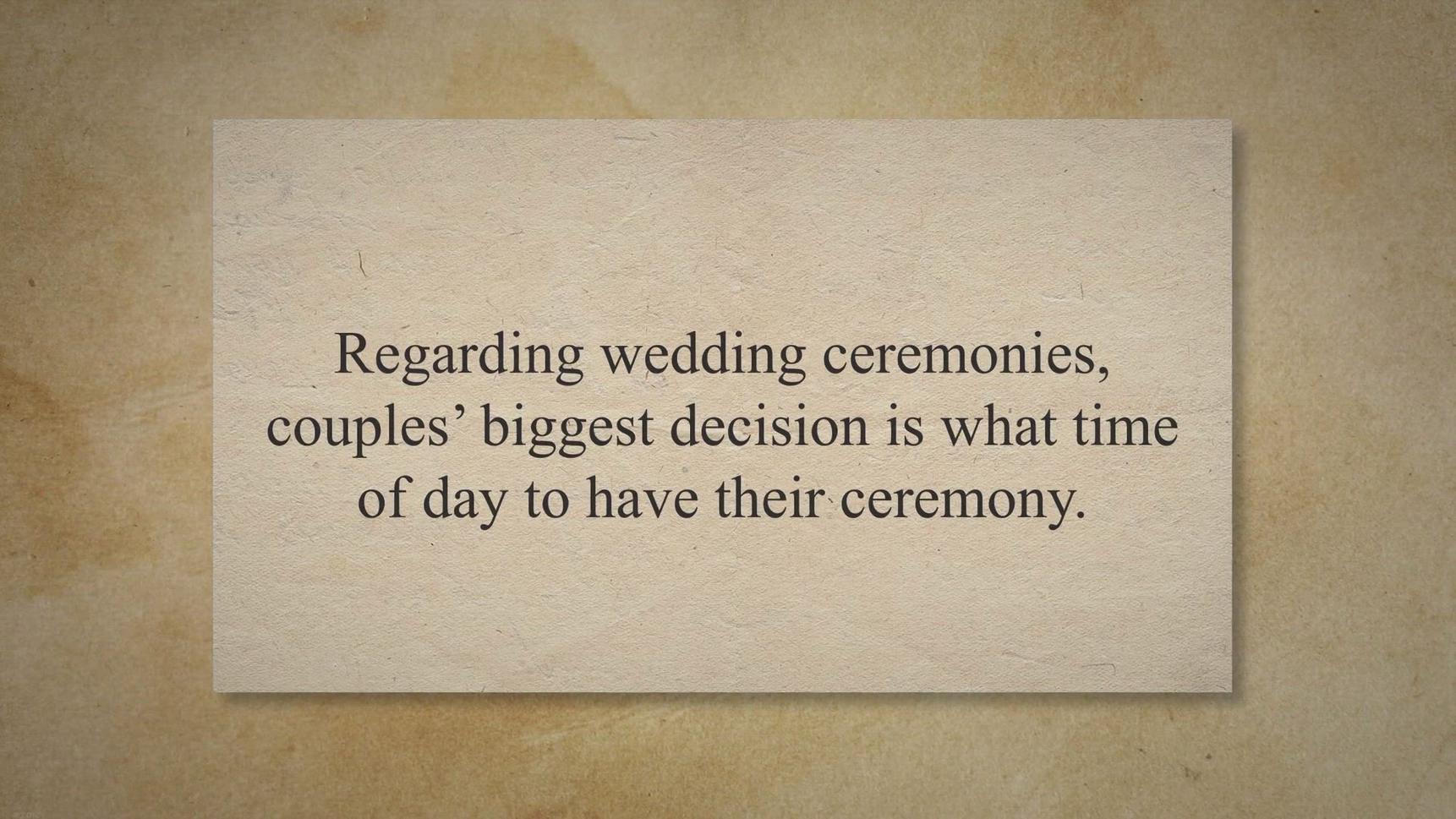 'Video thumbnail for How Late is Too Late for a Wedding Ceremony? 3 Important Things to Consider. - Wedistry'