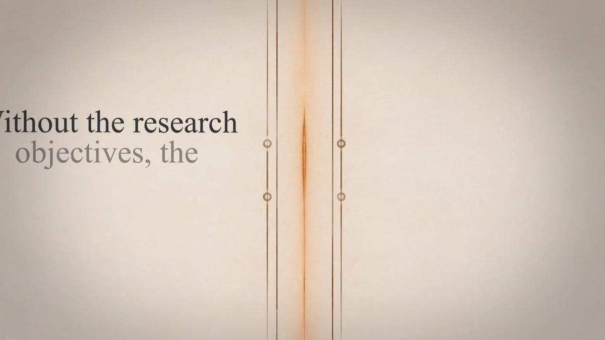 'Video thumbnail for Writing the Research Objectives: 5 Straightforward Examples'
