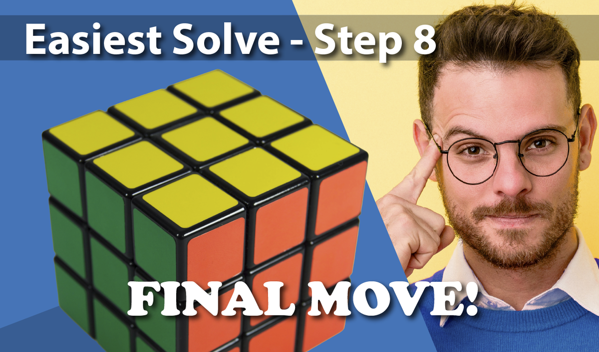 'Video thumbnail for Easiest Solve For a Rubik's Cube | Beginners Guide/Examples | STEP 8'